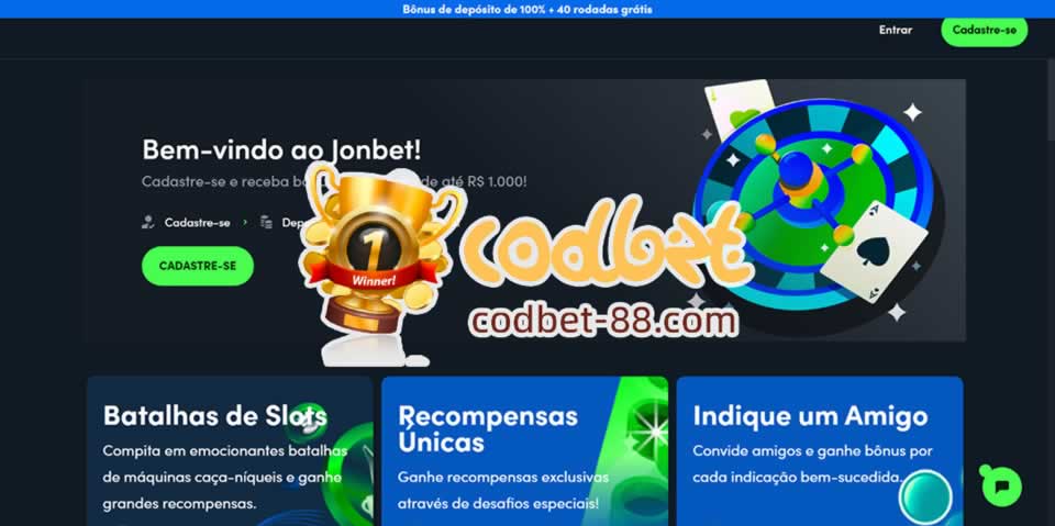 Jonbet casa de aposta